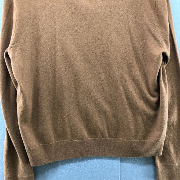 & Other Stories Cashmere Mock Neck Sweater Tan Brown Womens Medium M - Picture 4 of 12